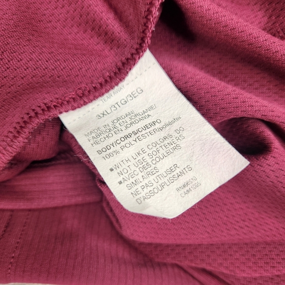 Under Armour Men's Maroon Polo "Loose" Shirt Size 3XL - Picture 9 of 9